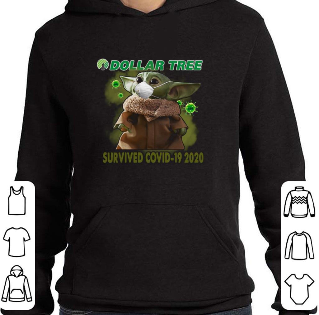 Premium Baby Yoda Dollar Tree Survived Covid 19 2020 shirt