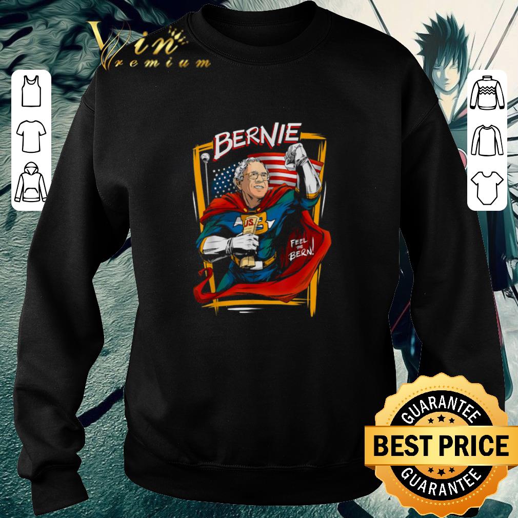 Premium Bernie Sanders mashup superman 2020 Feel the Bern shirt