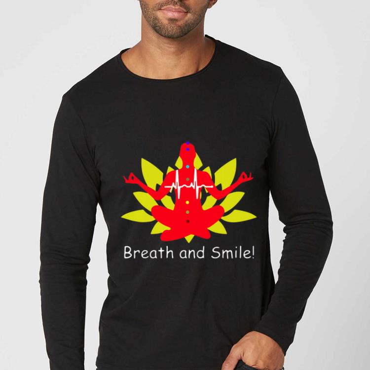 Premium Breath And Smile Meditation Yoga shirt