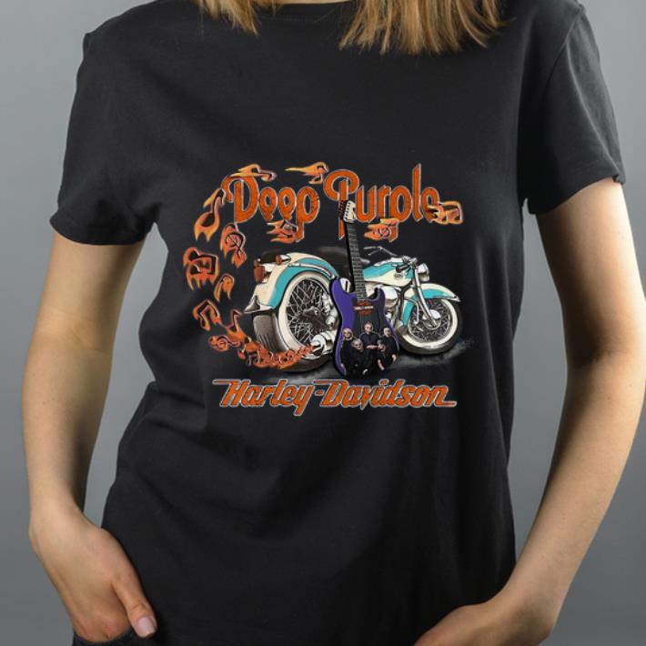Premium Deep Purple Harley-Davidson Motor Guitar shirt