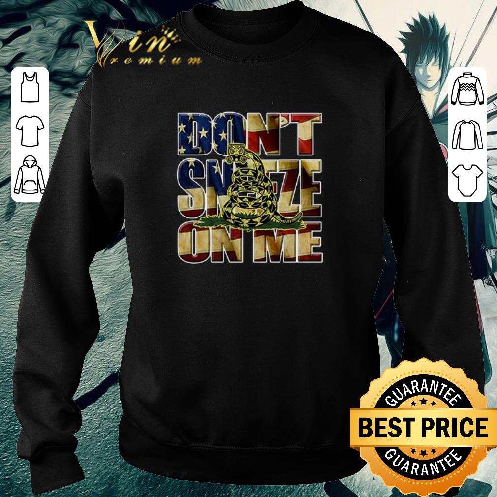 Premium Don’t Sneeze On Me American Gadsden Flag shirt