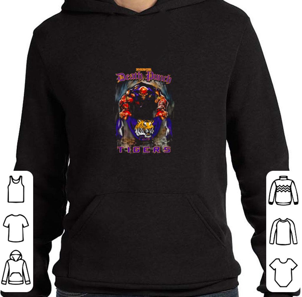 Premium Five Finger Death Punch holding LSU Tigers flag shirt