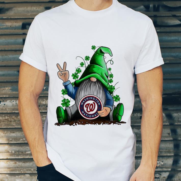 Premium Gnomes Hug Washington Nationals Baseball Shamrock shirt