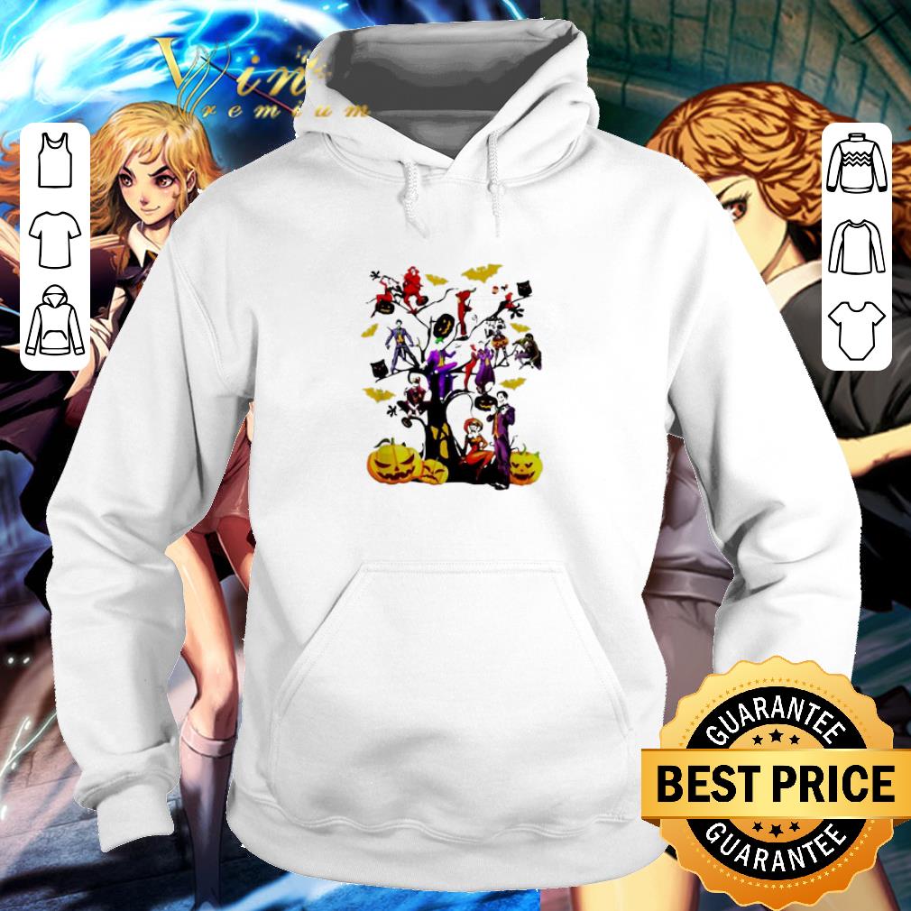 Premium Joker and Harley Halloween tree shirt