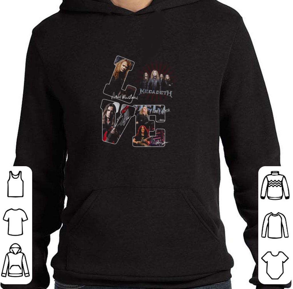 Premium Love Megadeth Signatures shirt 6 Premium Love Megadeth Signatures shirt
