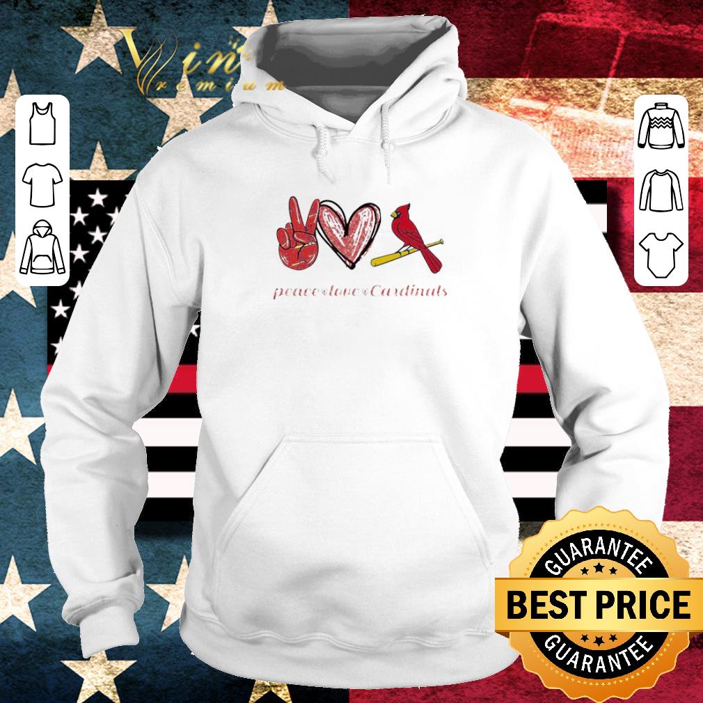 Premium Peace love St. Louis Cardinals Logo shirt