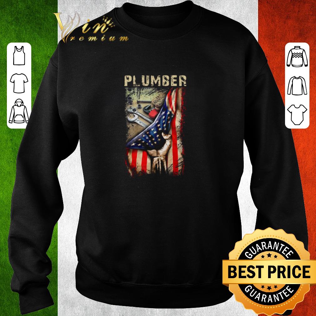 Premium Plumber American flag shirt 6 Premium Plumber American flag shirt