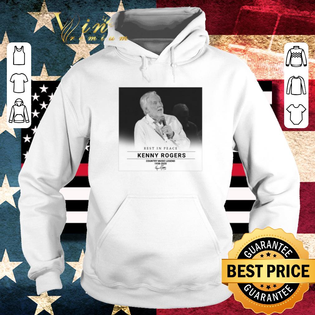 Premium Rest In Peace Kenny Rogers Country Music Legend 1938-2020 signed shirt