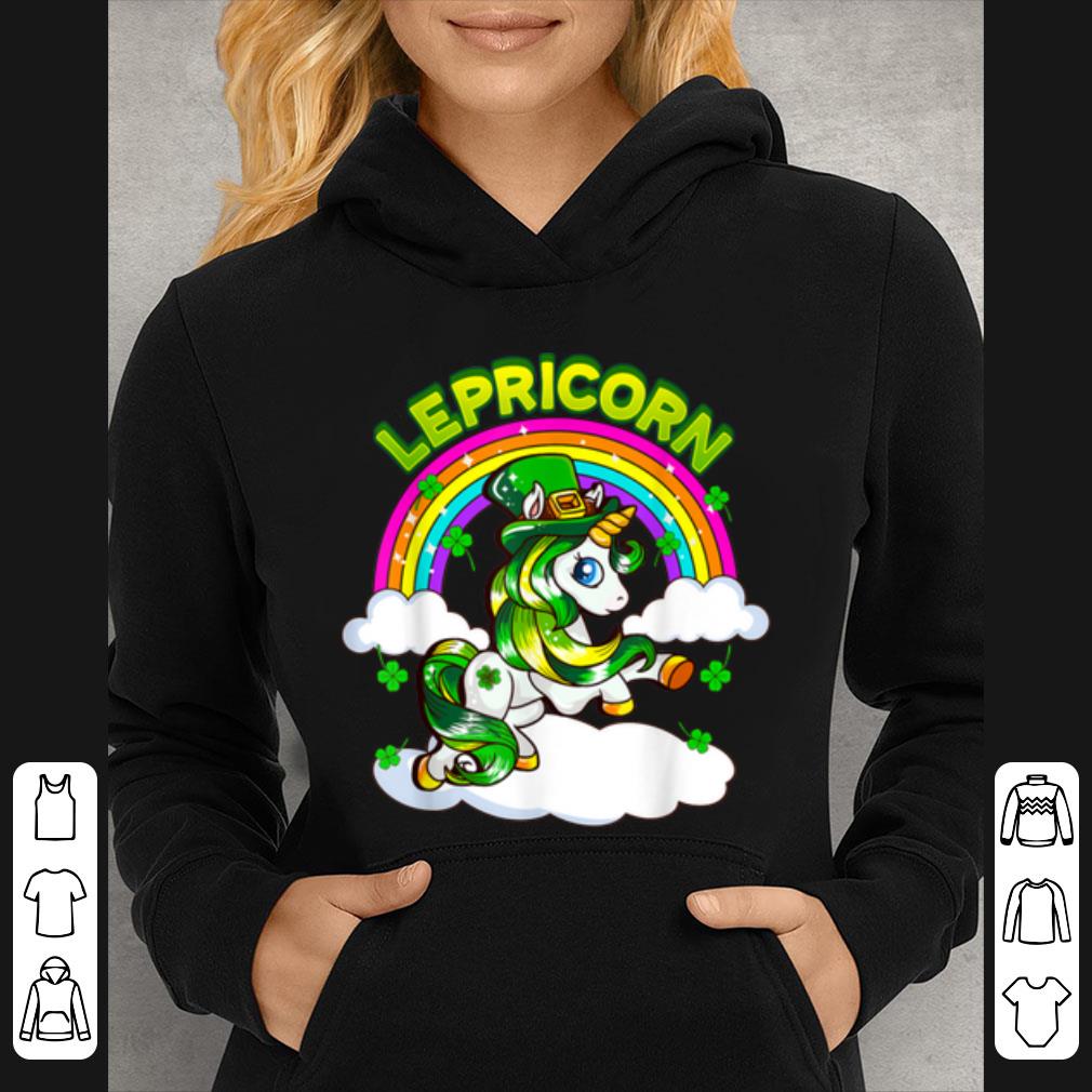 Premium St Patricks Day Girls Unicorn Irish Lepricorn Gift shirt
