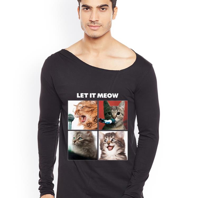 Pretty Cats Let It Meow The Beatles shirt