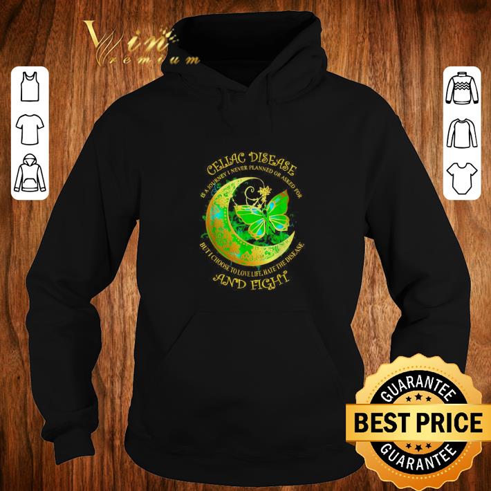 Pretty Disease is a journey I never planned or asked for Butterfly Celiac shirt 6 Pretty Disease is a journey I never planned or asked for Butterfly Celiac shirt
