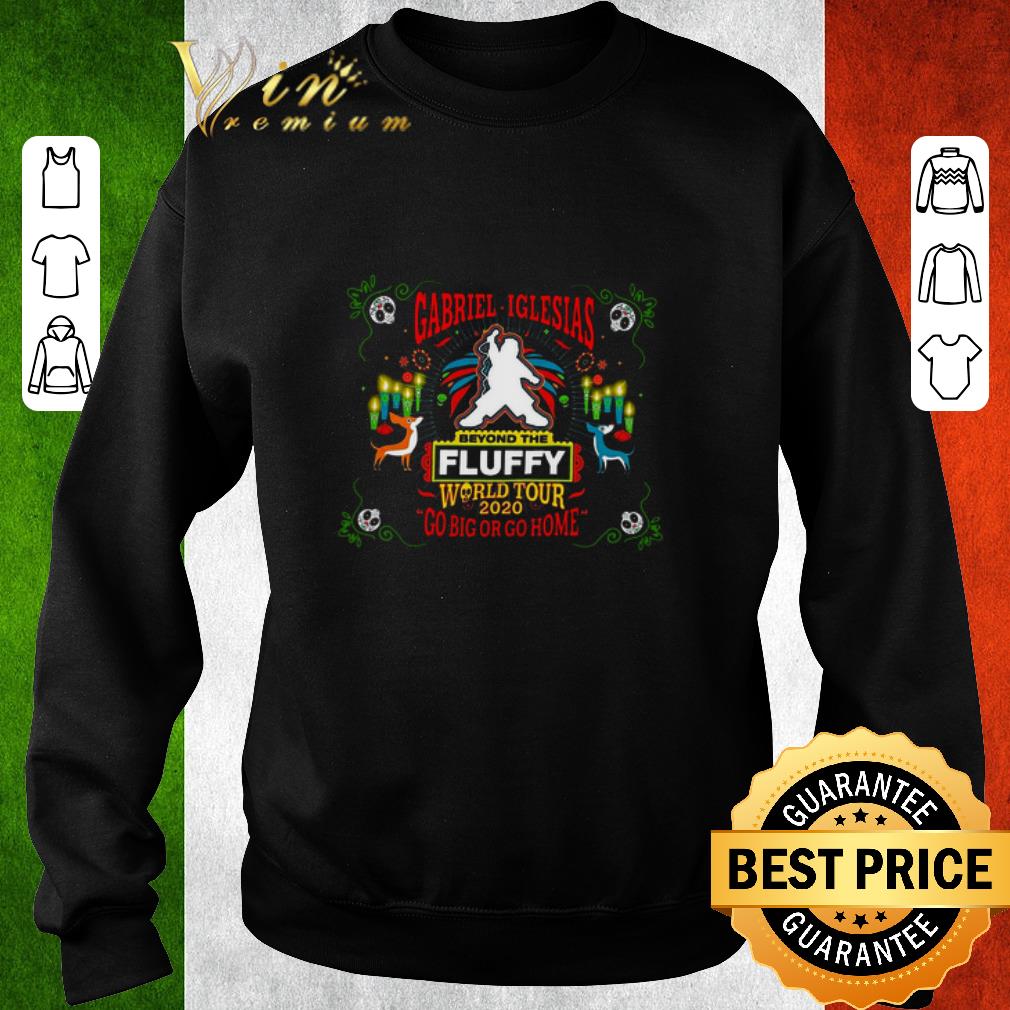 Pretty Gabriel Iglesias Beyond The Fluffy World Tour 2020 Go Big Or Go Home shirt