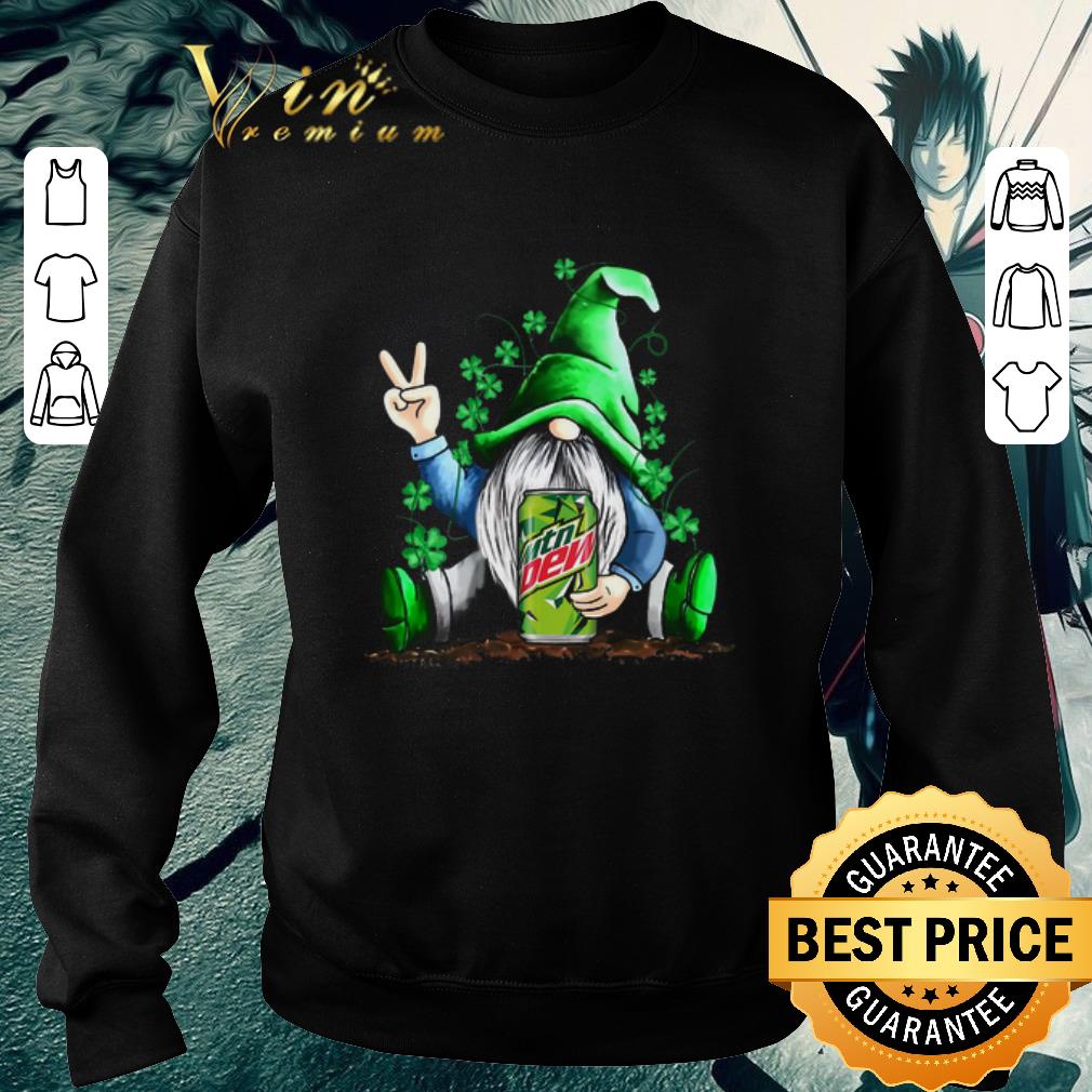 Pretty Gnome hold Mtn Dew shamrock St. Patrick's day shirt 6 Pretty Gnome hold Mtn Dew shamrock St. Patrick's day shirt