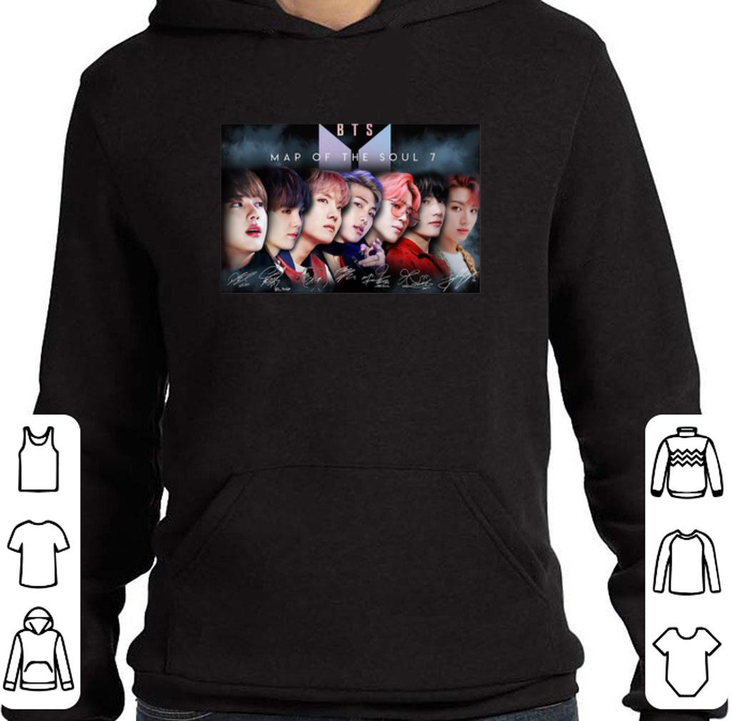 Pretty Logo BTS Map of the soul 7 signatures shirt 6 Pretty Logo BTS Map of the soul 7 signatures shirt