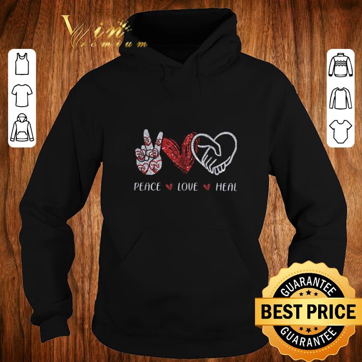 Pretty Peace Love Heal Heart Diamond shirt