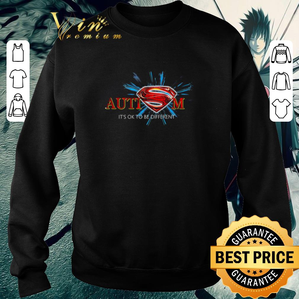 Pretty Superman Logo Autism it’s ok to be different shirt 6 Pretty Superman Logo Autism it’s ok to be different shirt