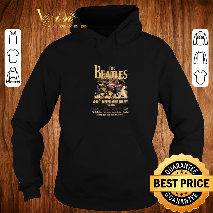 Pretty The Beatles Rock band 60th Anniversary 1960-2020 Signatures shirt 6 Pretty The Beatles Rock band 60th Anniversary 1960-2020 Signatures shirt