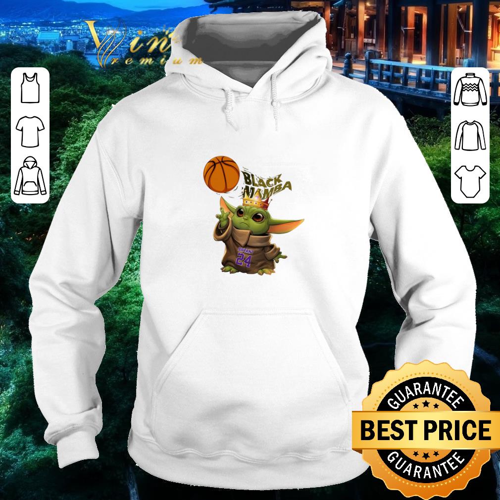 Top Baby Yoda mashup Black Mamba King Bryant 24 shirt