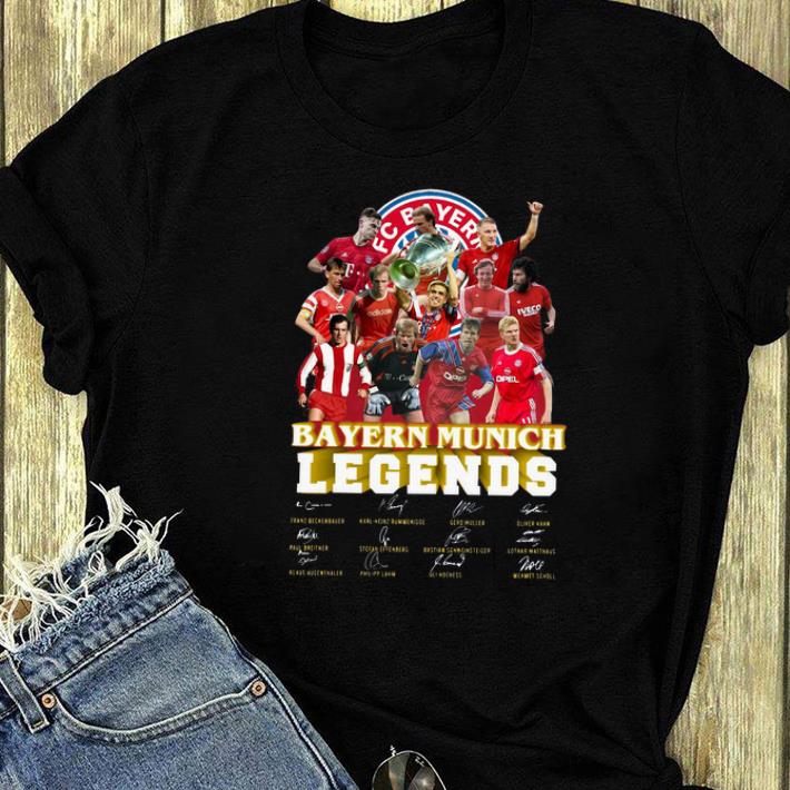 Top Bayern Munich Legends Players Signatures shirt