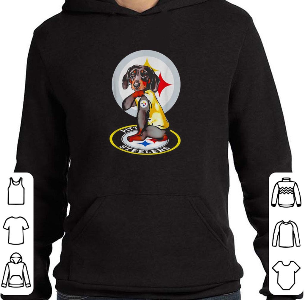 Top Dachshund tattoo Pittsburgh Steelers Logo shirt