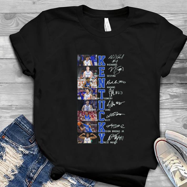 Top Kentucky Nick Richards Girlfriend Nate Sestina Ashton Hagans Signatures shirt