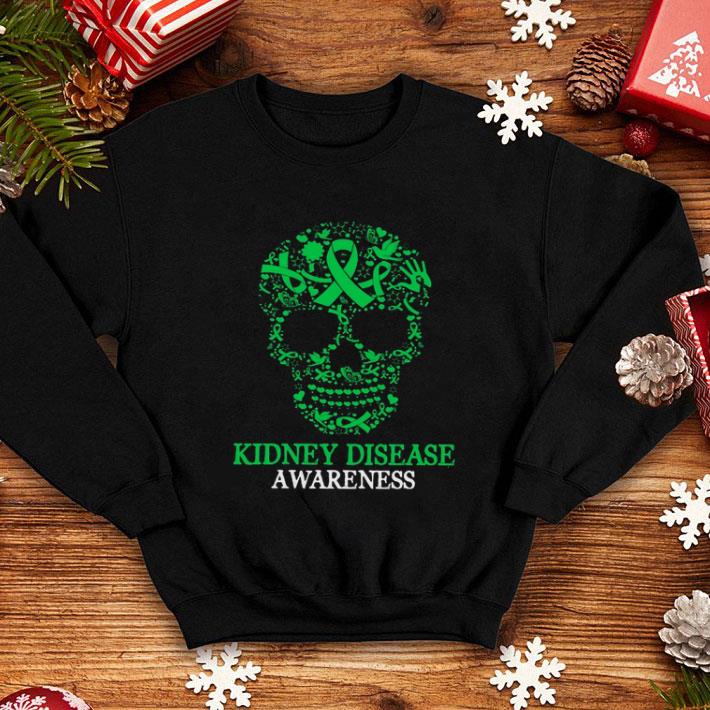 Top Skull Kidney Disease Awareness shirt 6 Top Skull Kidney Disease Awareness shirt