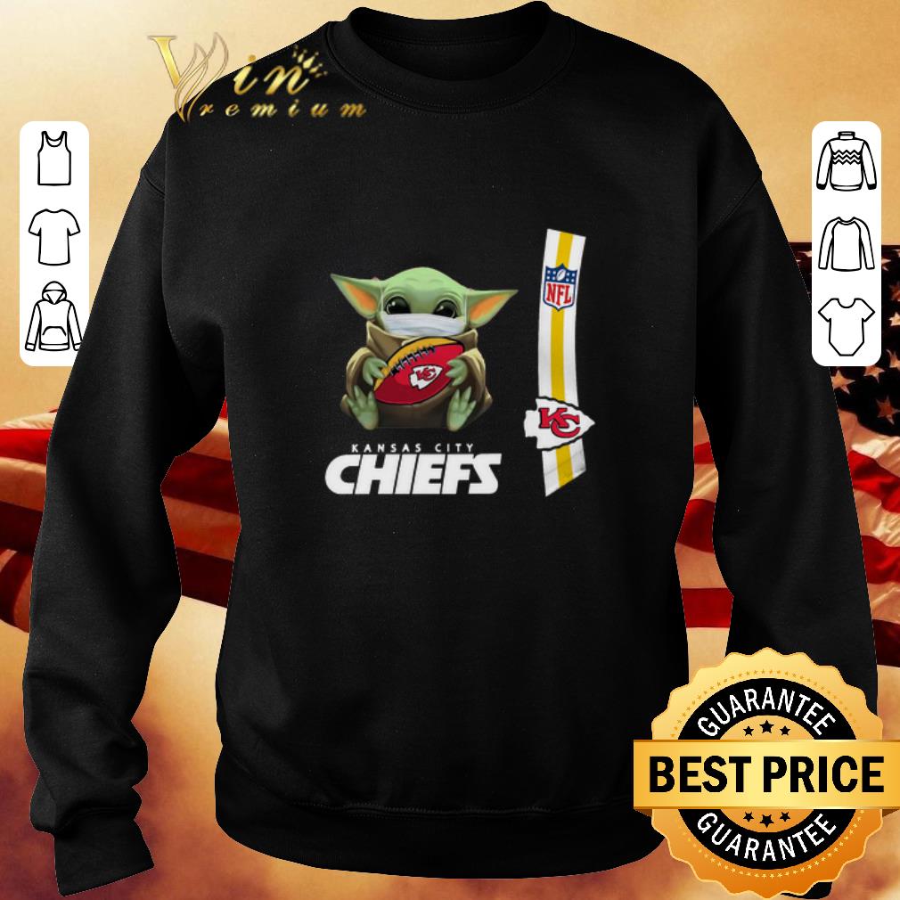 Awesome Baby Yoda Mask Kansas City Chiefs NFL Coronavirus shirt