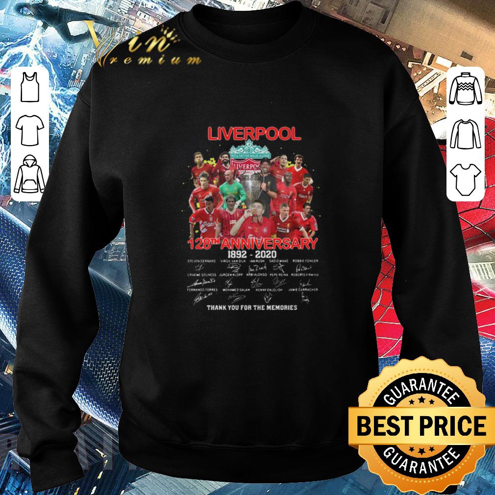 Awesome Liverpool 128th anniversary 1892-2020 signatures thank you for the memories shirt 6 Awesome Liverpool 128th anniversary 1892-2020 signatures thank you for the memories shirt