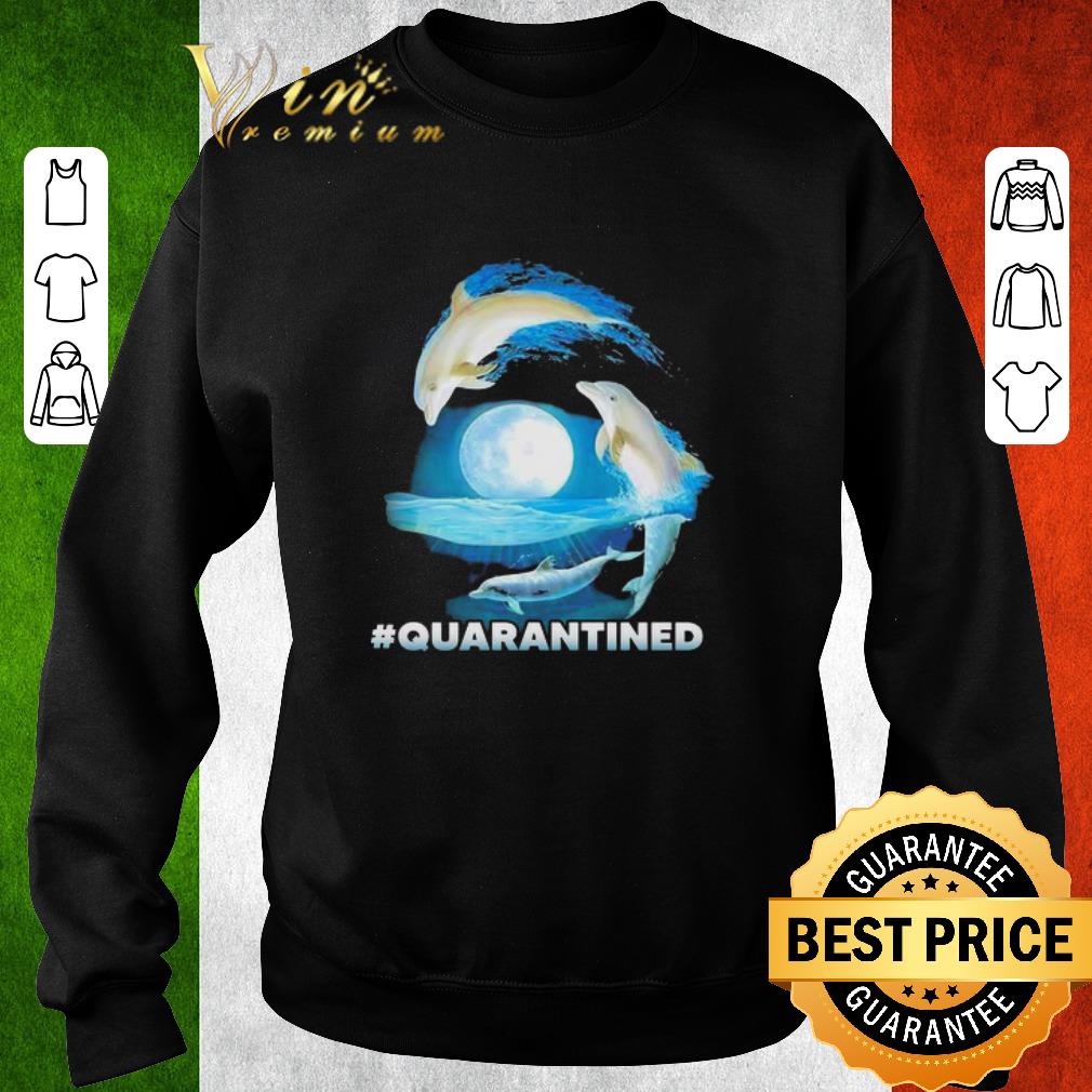 Funny Dolphins #Quarantined Nautical Full Moon Bottlenose Coronavirus shirt 6 Funny Dolphins #Quarantined Nautical Full Moon Bottlenose Coronavirus shirt