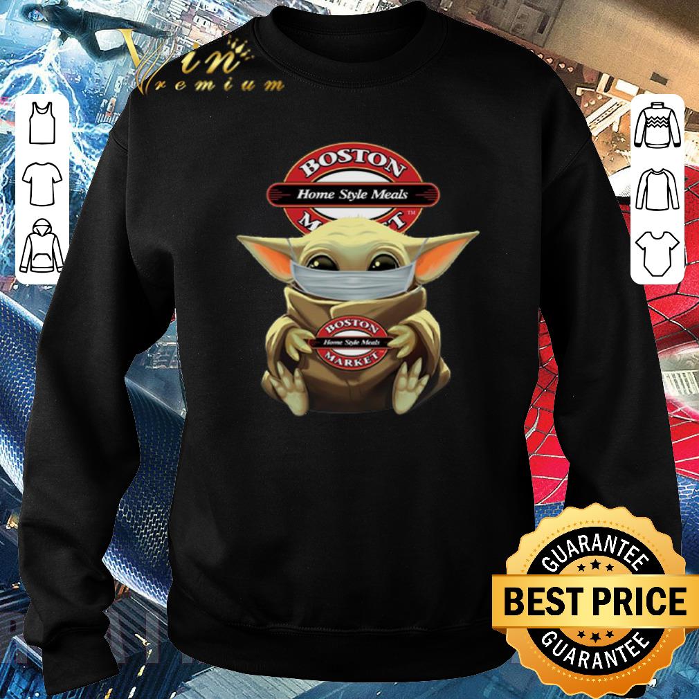 Hot Baby Yoda Face Mask Boston Market shirt