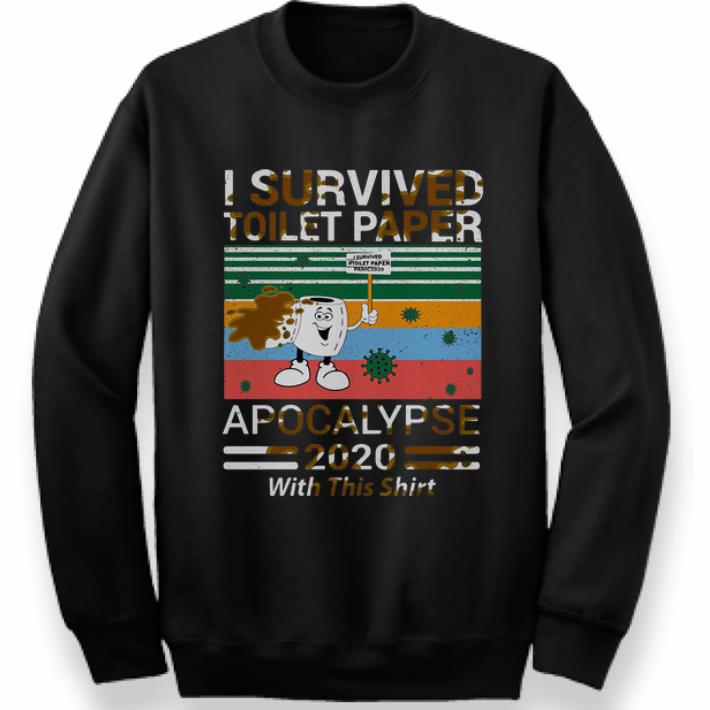 Hot I Survived Toilet Paper Apocalypse 2020 With This Shirt Vintage shirt