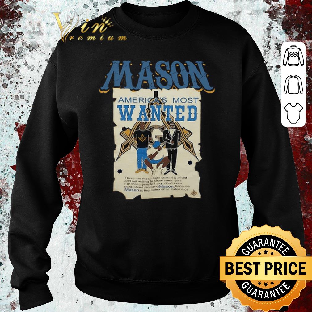 Hot Masonic symbols Mason America’s Most Wanted shirt