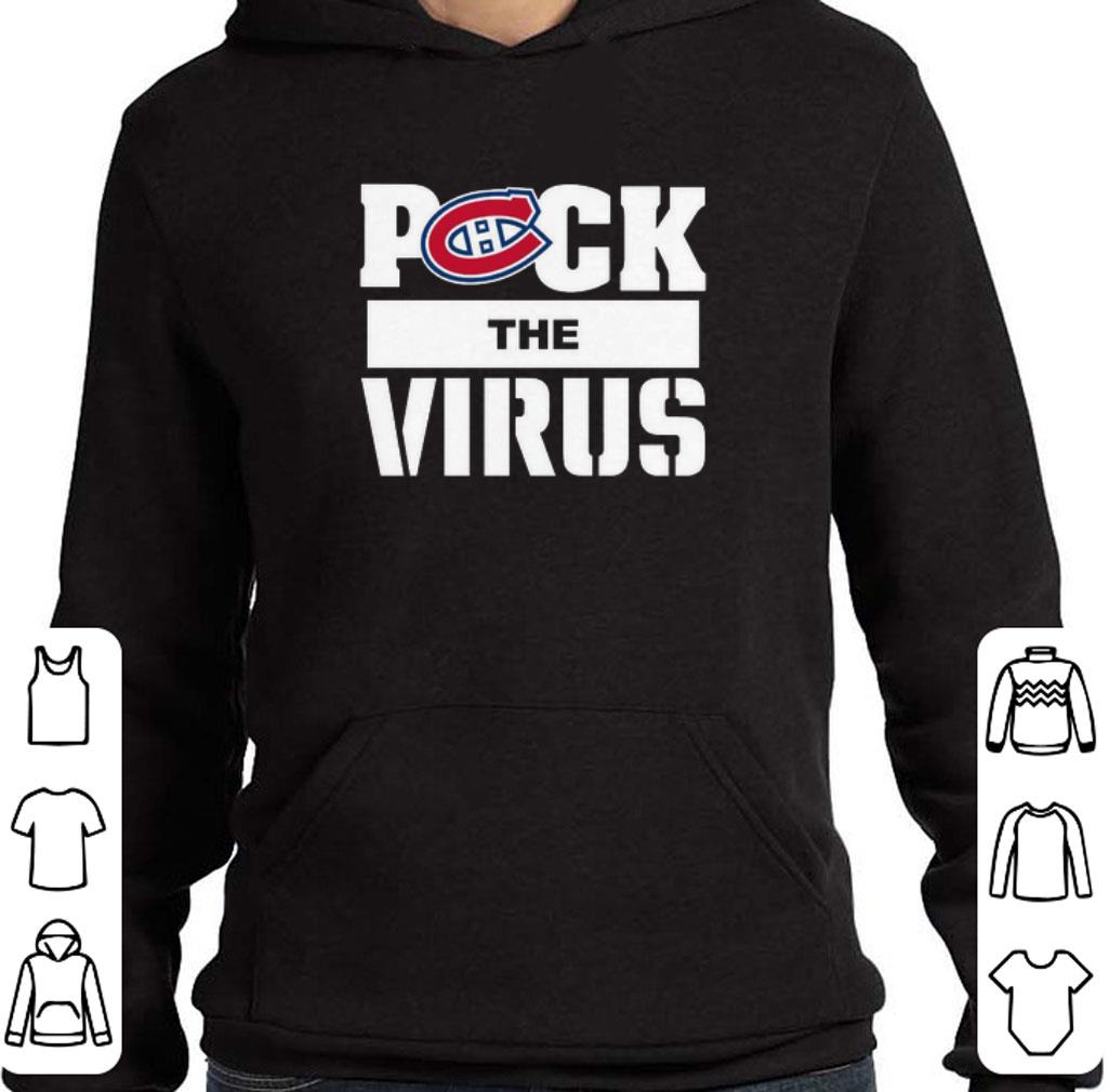 Nice Montreal Canadiens Puck the virus Corona shirt