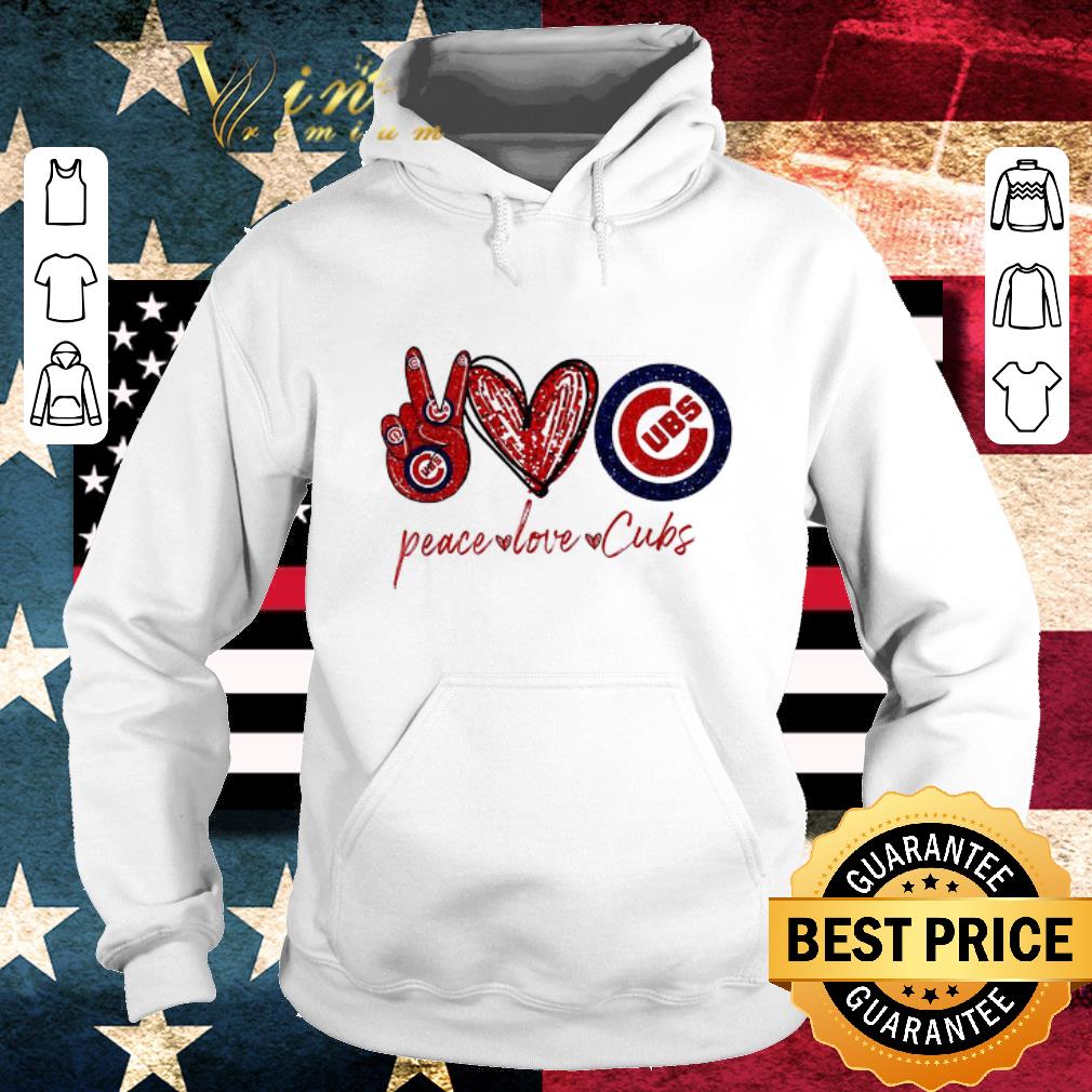 Nice Peace Love Cubs shirt