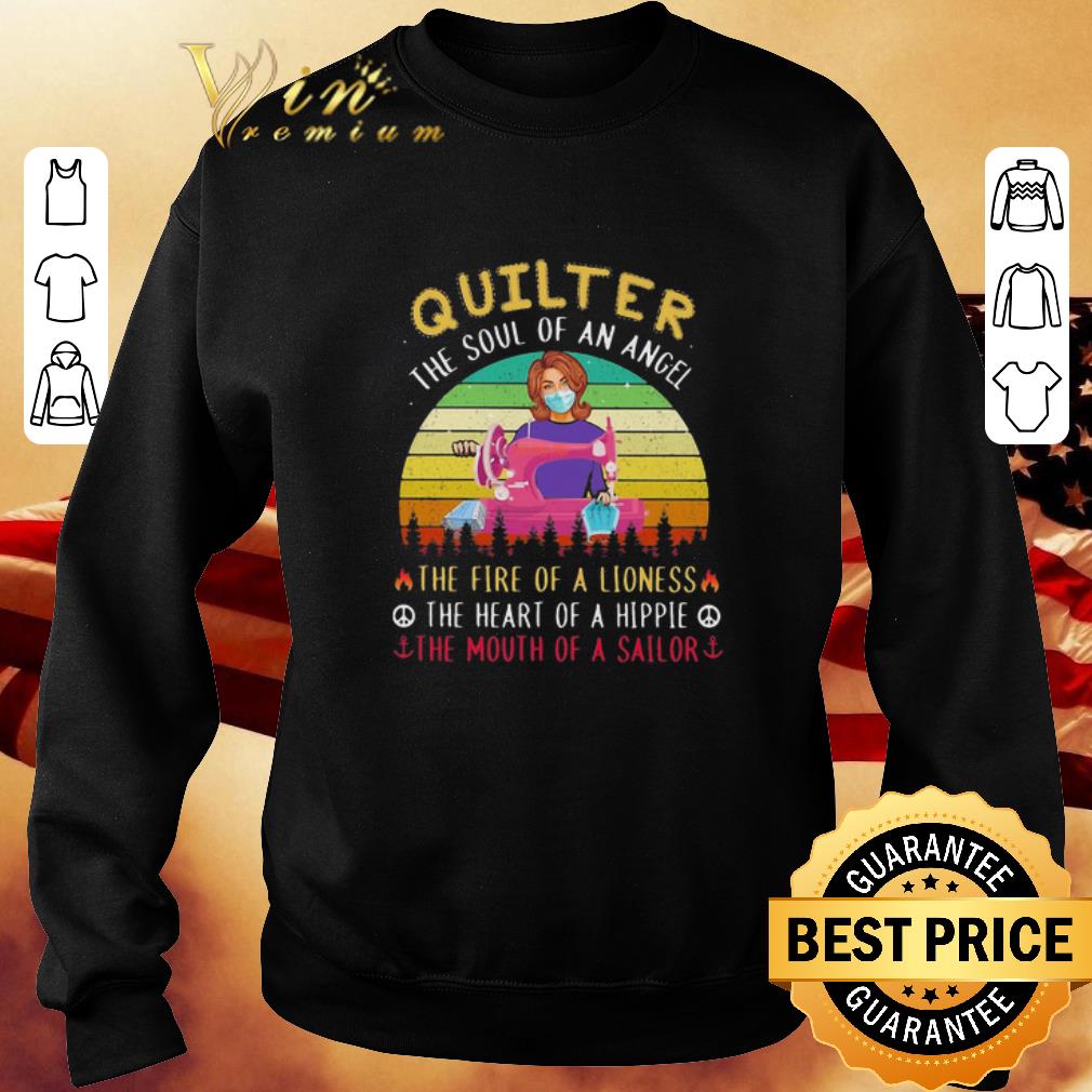 Nice Quilter the soul of an angel the fire of a lioness vintage Covid-19 shirt 6 Nice Quilter the soul of an angel the fire of a lioness vintage Covid-19 shirt