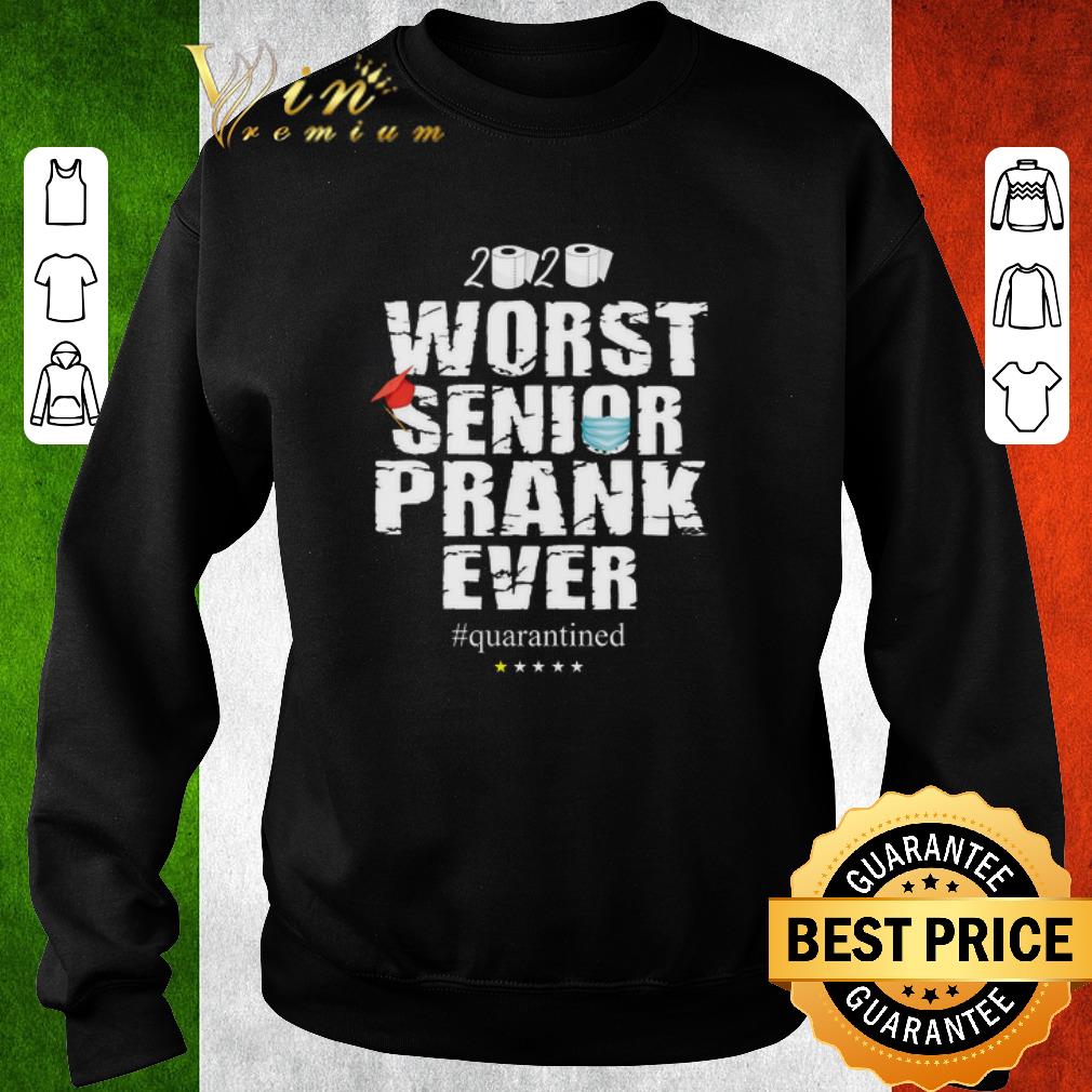 Official 2020 worst senior prank ever quarantined Coronavirus shirt 6 Official 2020 worst senior prank ever quarantined Coronavirus shirt