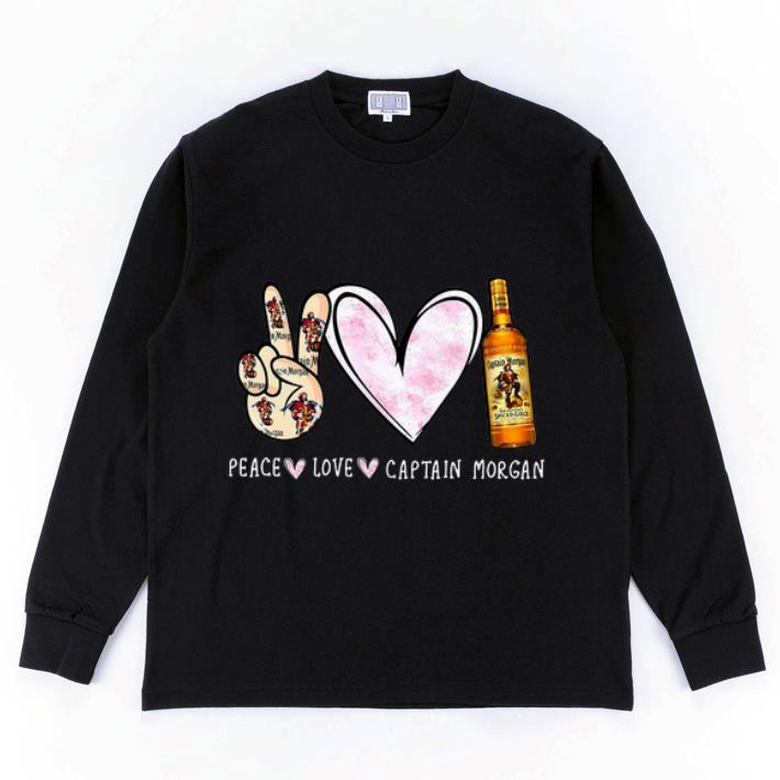 Official Peace Love Captain Morgan shirt