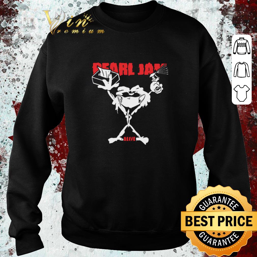 Official Pearl Jam Alive Coronavirus Stickman shirt