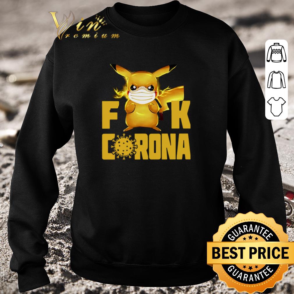 Official Pikachu Fuck Coronavirus shirt