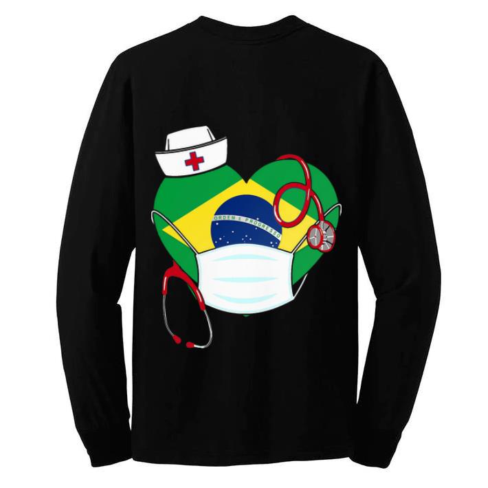 Original Brazil Nurse Heart Stethoscope shirt
