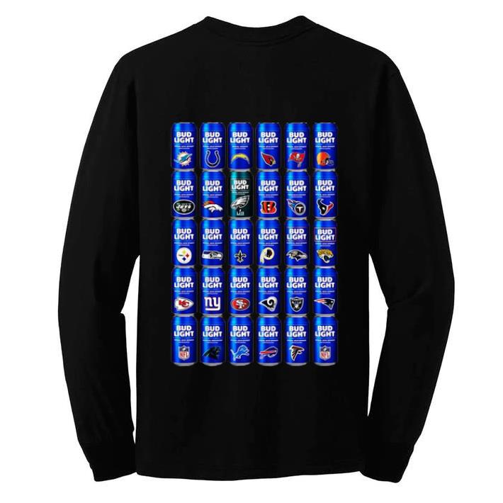 Original Bud Light NFL Team Logo shirt