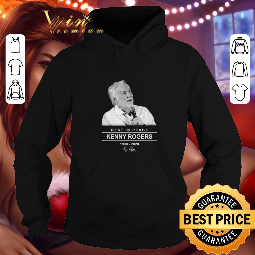 Original Rest in peace Kenny Rogers RIP 1938-2020 signature shirt