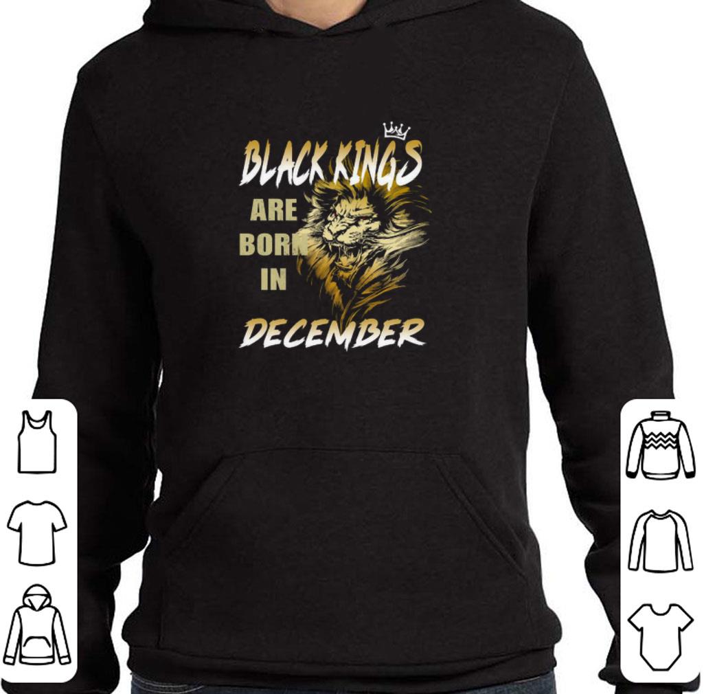 Premium Lion Black Kings are born in December shirt 6 Premium Lion Black Kings are born in December shirt