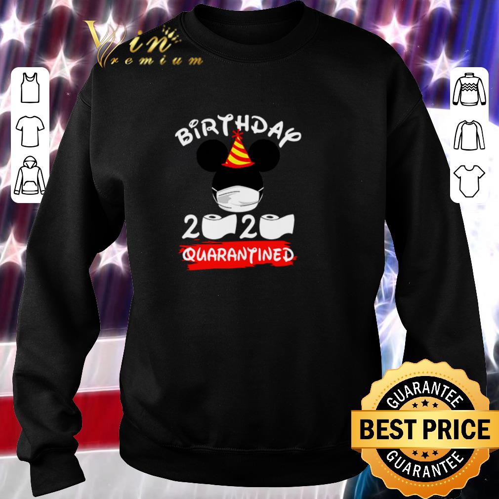 Premium Mickey Mouse Birthday 2020 Quarantined Coronavirus shirt 6 Premium Mickey Mouse Birthday 2020 Quarantined Coronavirus shirt
