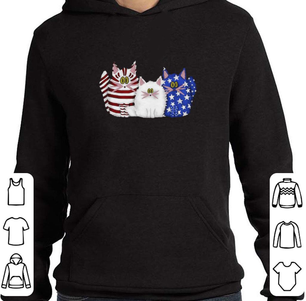 Premium Three Cat Red White And Blue American Flag shirt 6 Premium Three Cat Red White And Blue American Flag shirt