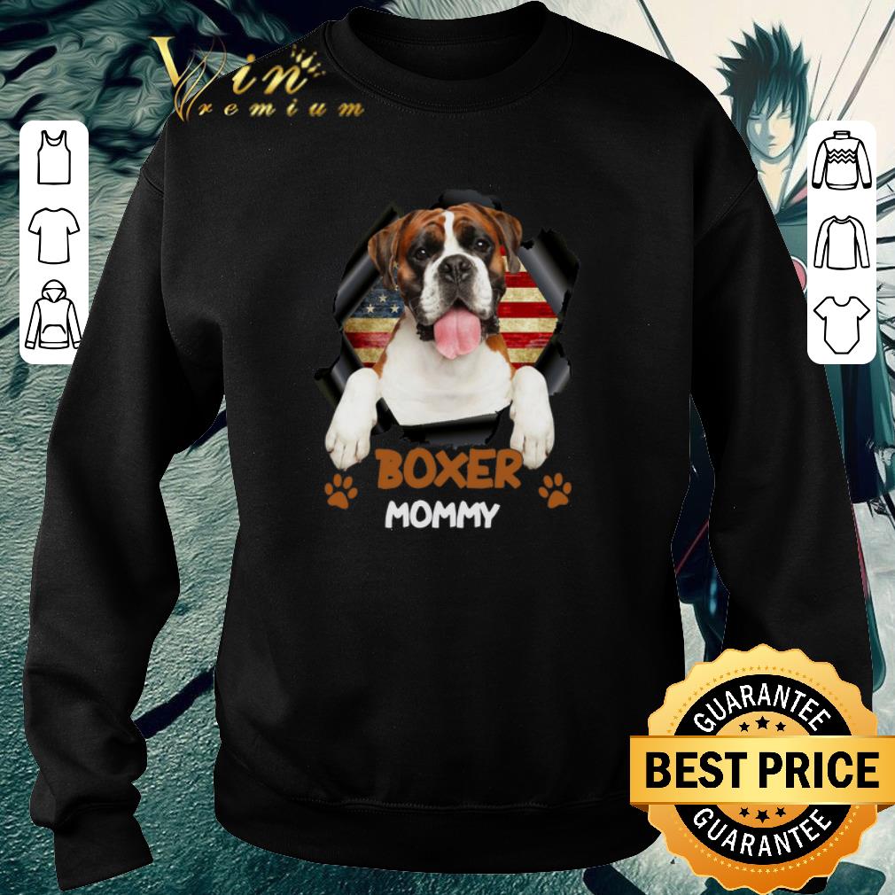 Pretty Boxer Mommy American Flag shirt 6 Pretty Boxer Mommy American Flag shirt
