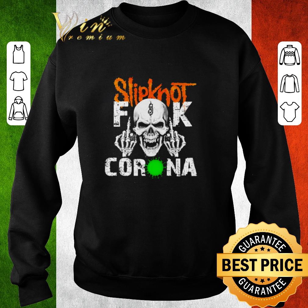 Pretty Skull Slipknot fuck Coronavirus shirt 6 Pretty Skull Slipknot fuck Coronavirus shirt