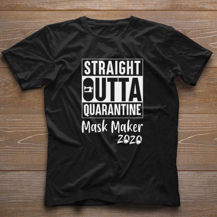 Straight outta quarantine mask maker 2020 Coronavirus shirt