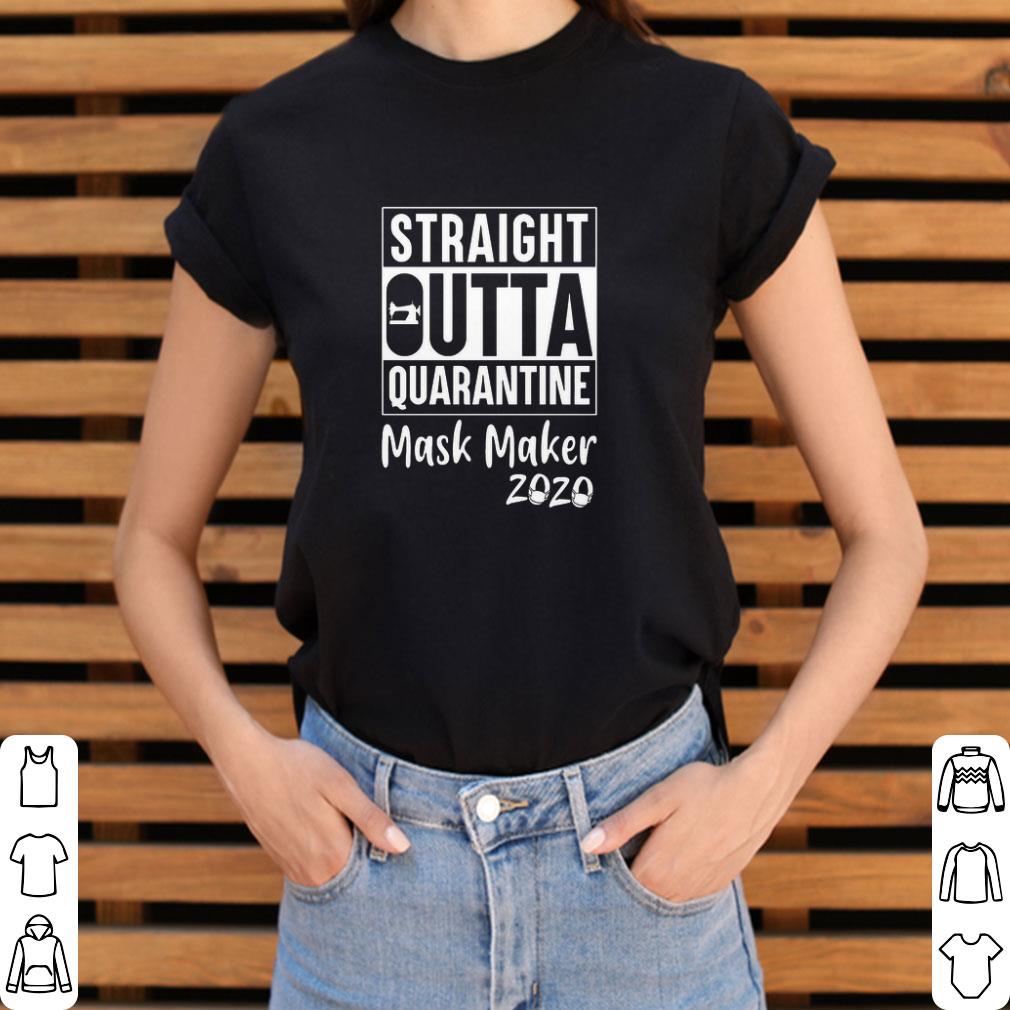 Straight outta quarantine mask maker 2020 Coronavirus shirt