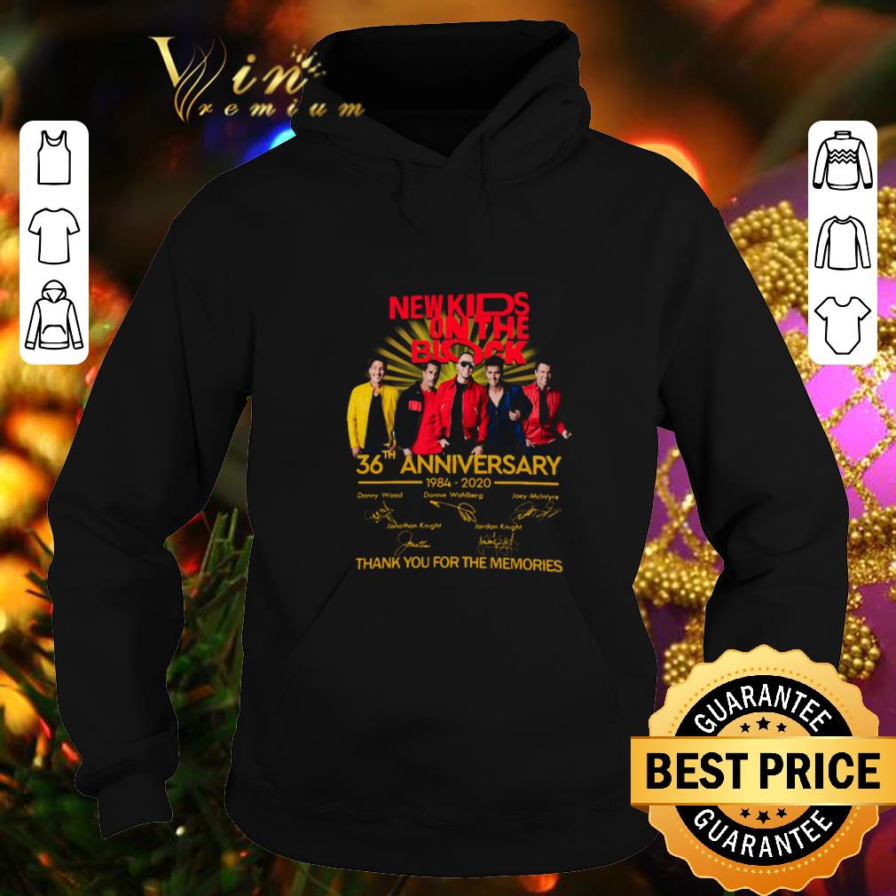 Top New Kids on the Block 36th anniversary 1984 2020 all signature shirt 6 Top New Kids on the Block 36th anniversary 1984 2020 all signature shirt